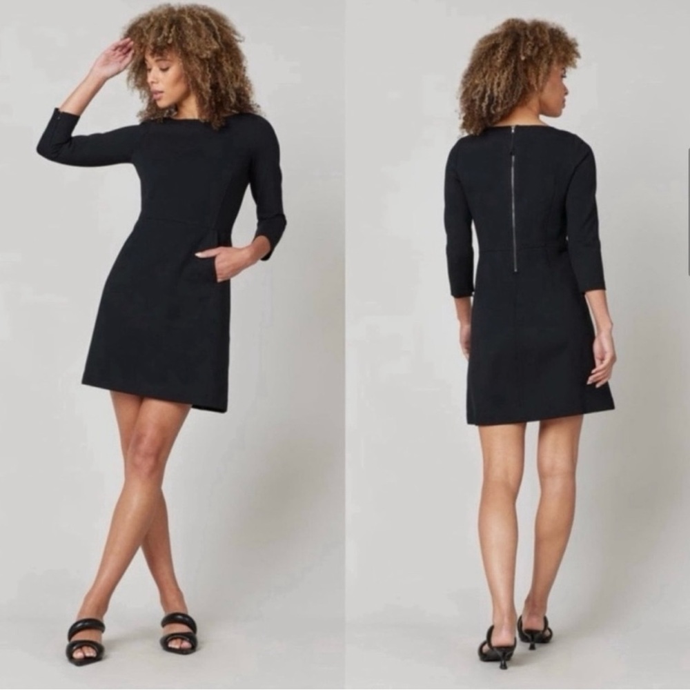 SPANX Black Long Sleeve Dress